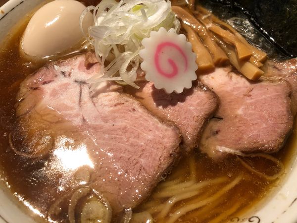 「特製中華そば（大）」@中華そば 勝本の写真