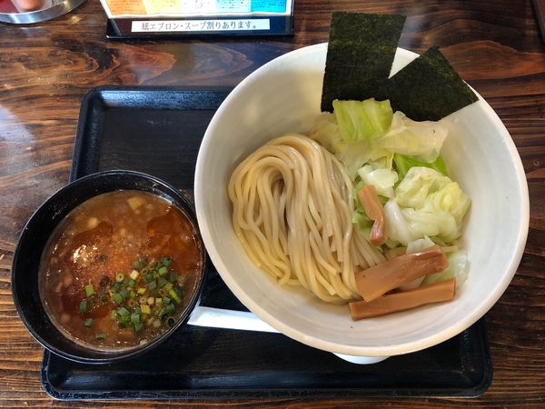 「ド海老つけめん 中盛り」@三ツ矢堂製麺 深谷花園店の写真