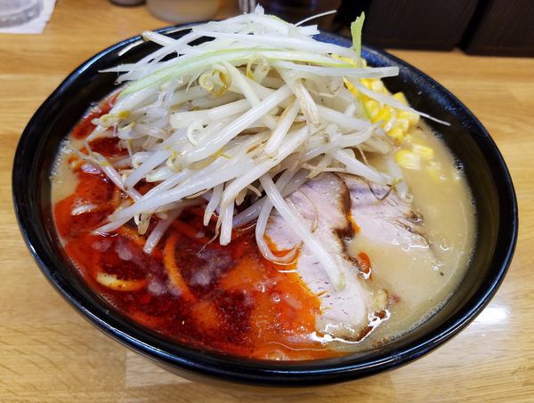 「辛味噌らーめん¥850+コーン¥60」@味噌っ子 ふっくの写真