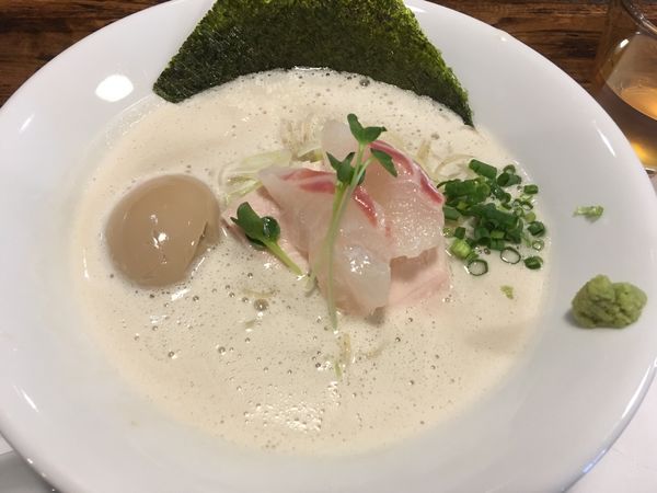 「みやび鯛の白湯塩そば」@中華そば ひしおの写真