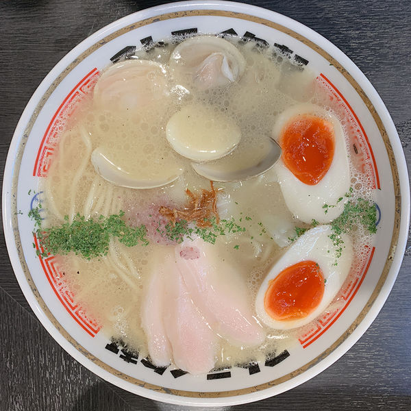 「シンカー 味玉」@ストライク軒の写真