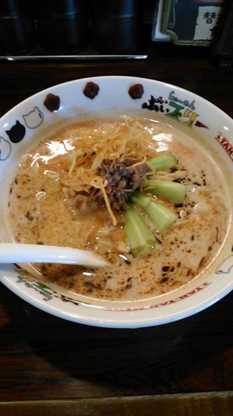 「たんたんめん　ラーパス　替え玉」@らぁ〜めん ぶぃスリーの写真