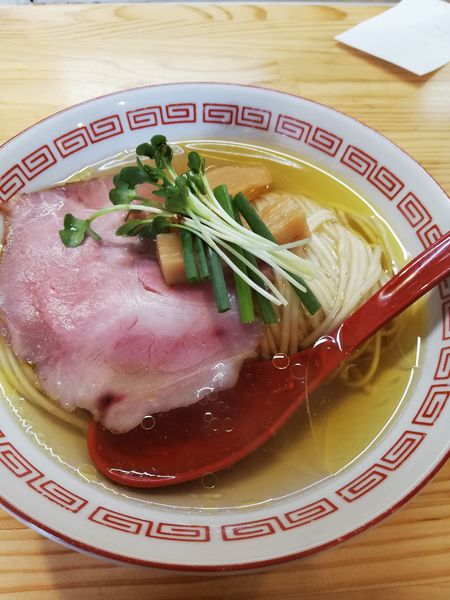 「(竹)中華そば白醤油」@自家製麺 くろ松の写真