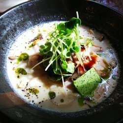 きのこポタージュ麺