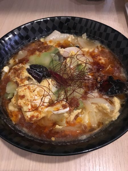 「搾菜と豚バラの酸辣湯麺」@麺＆cafe Coi.Coi.の写真