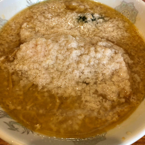 「朝の味噌（麺ヤワメ）700円　背脂　10円」@麺＆cafe Coi.Coi.の写真