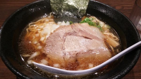 「煮干中華そば750円」@煮干し中華そば 麺屋一禾の写真