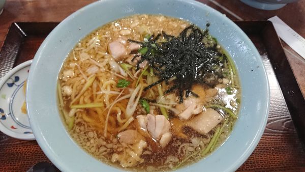 「鶏中華 780円」@手打ち 水車生そばの写真