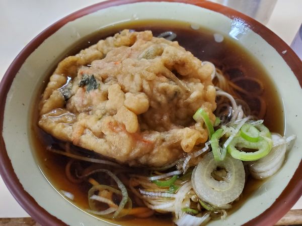 「天ぷらそば380円」@きそば鈴一の写真