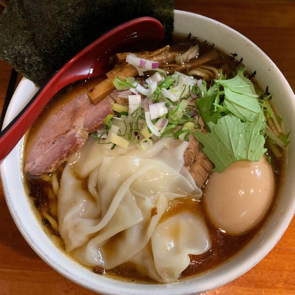 「特製醤油大盛り1200円。」@麺処 秋もとの写真