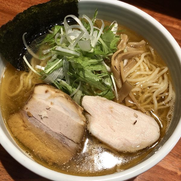 「【期間限定】江武i塩ら〜麺＋アサヒスーパードライ（小ビン）」@麺屋 江武里の写真