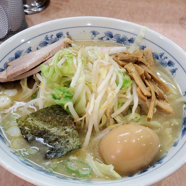 「野菜ラーメン小麺カタメ塩に変更」@所沢大勝軒の写真