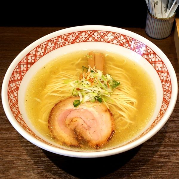 「白だしそば」@支那そば しんばの写真