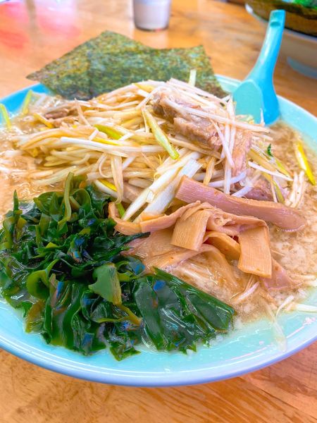 「ネギラーメン　ネギあえ増し　コッテリ」@ラーメンショップ 太田店の写真