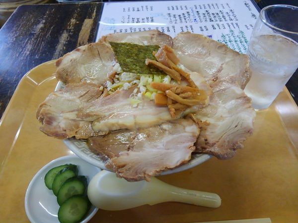 「チャーシューメン・大盛り」@イナリ食堂の写真