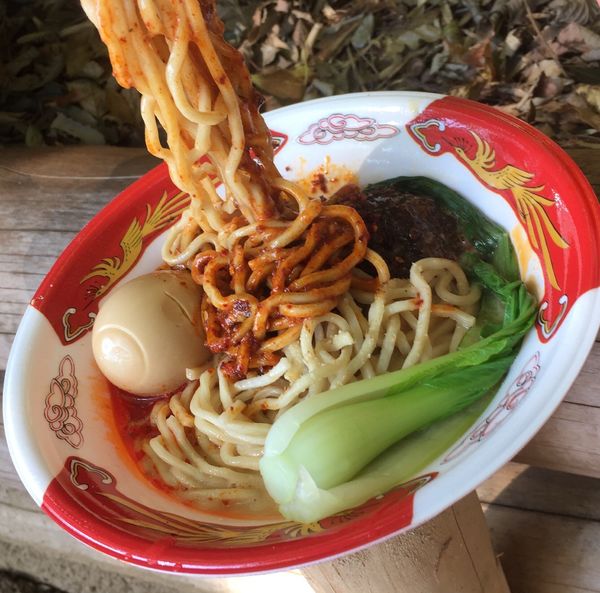 「ちばから 伝説のww担々麺＋味玉」@真ラーメン祭り 絆の写真