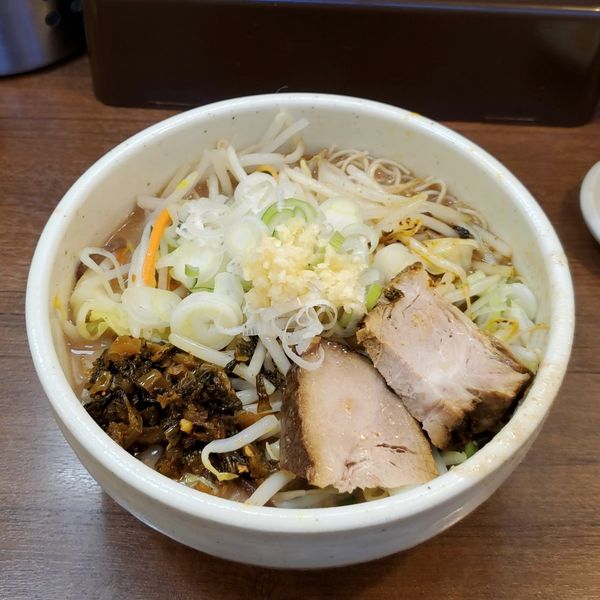 「【11月限定】バリカタらーめん+バリカタ専用：博多ベジ」@麺処 一笑の写真