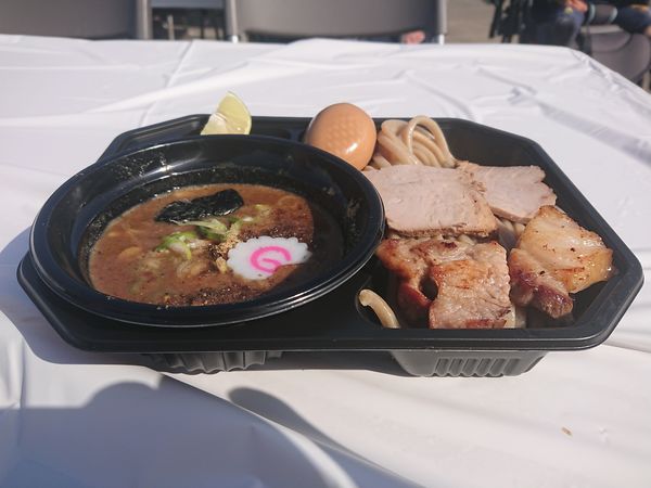 「【とみ田】つけめん2019本店仕様+純粋黒豚全部乗せ」@真ラーメン祭り 絆の写真