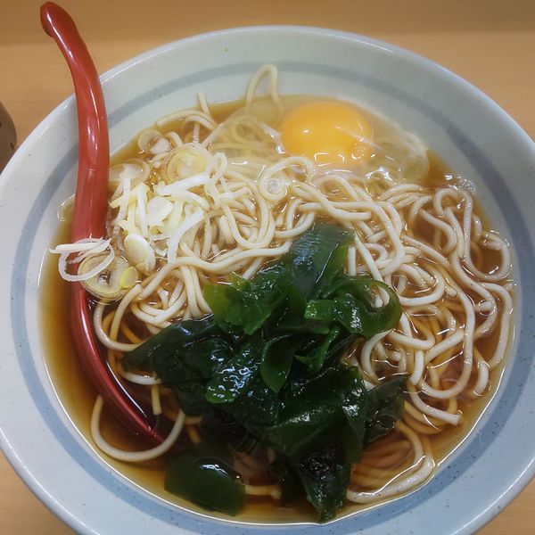 「月見そば」@爽亭 JR池袋駅 コンコース店の写真