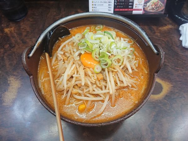 「キムチ納豆」@南部らーめん 柳家 盛岡大通本店の写真