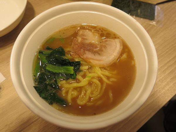 「吉祥寺武蔵家監修家系ラーメン＋味玉：390＋100+消費税」@かっぱ寿司 足立谷在家店の写真