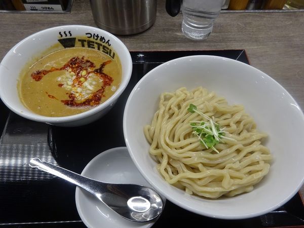 「特濃担々つけめん」@つけめんTETSU 阪急三番街店の写真