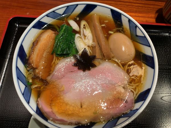 「特製中華そば1050円」@食煅 もみじの写真