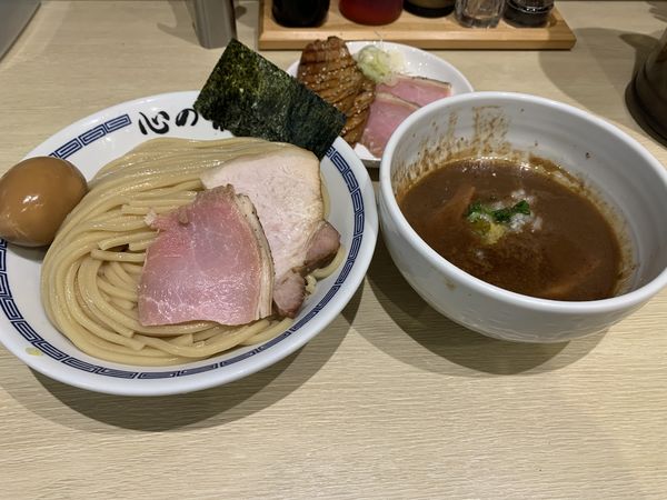 「渡り蟹の濃厚つけ麺」@心の味製麺 平井店の写真