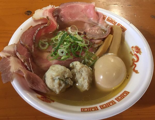 「塩らーめん 千茶屋 あご節コンチータ＋全部乗せ」@大つけ麺博 美味しいラーメン集まりすぎ祭の写真