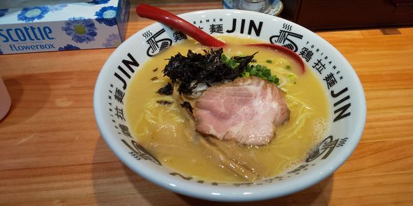 「鶏白湯 塩拉麺」@鶏拉麺JINの写真