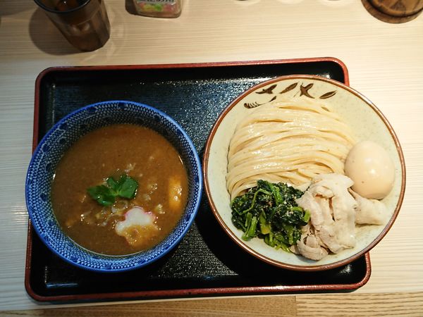 「鶴嶺峰つけ麺　幕内(並盛り)」@らー麺土俵 鶴嶺峰の写真