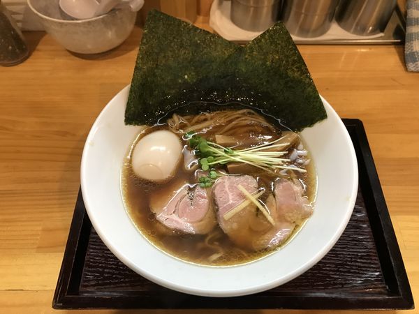 「味玉醤油そば」@麺屋 希楽夢の写真