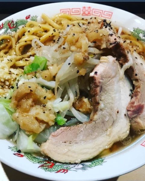 「まぜそば」@手稲ラーメン 肉玉の写真