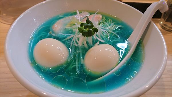 「【昼】鶏清湯  青」@濃厚鶏出汁拉麺 吉法師 KIPPOSHIの写真