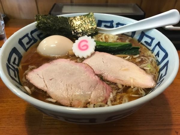 「味玉中華そば大盛り¥980」@手打ち中華そば 竹の助の写真