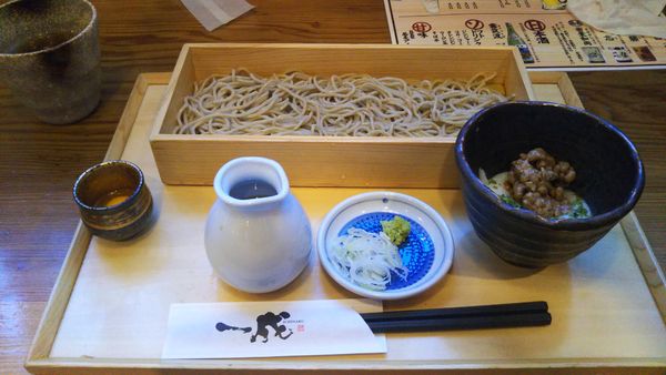 「納豆とろろ板せいろ」@つくば蕎麦物語の写真