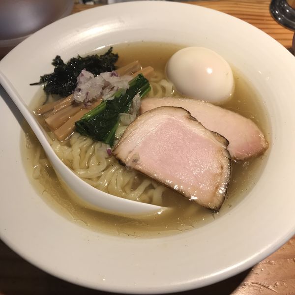 「【限定】厳選塩中華（￥1,200）」@麺処 篠はらの写真