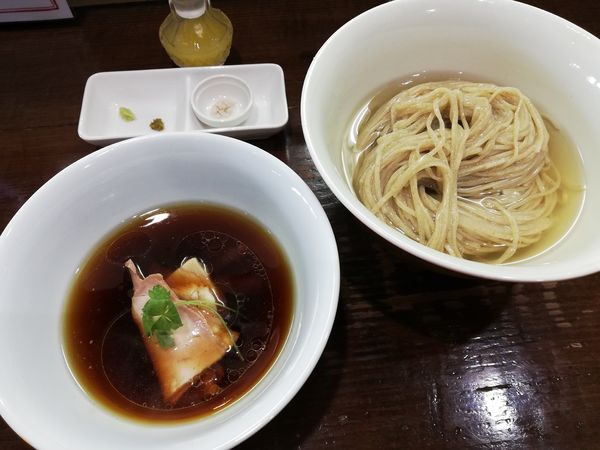 「とろとろ昆布出汁のからませつけ麺(昆布水つけ麺)」@らぁめん サンドの写真