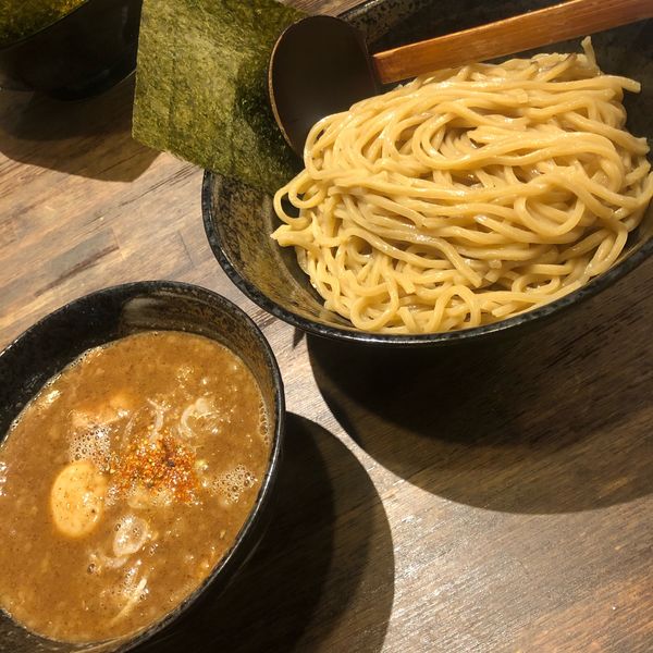 「煮魚つけめん」@つけめん 美豚 高幡不動店の写真