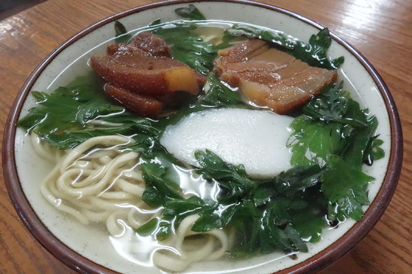 「フーチーバーそば 小」@亀かめそばの写真