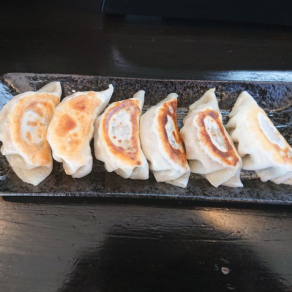 「カレーつけ麺850円（追い飯付）、カレー餃子350円他」@麺や 笑 ～Sho～の写真