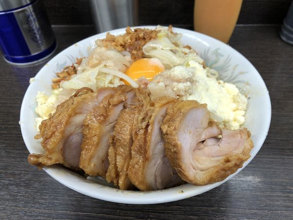 「小豚汁なし+チーズ」@ラーメン二郎 川越店の写真