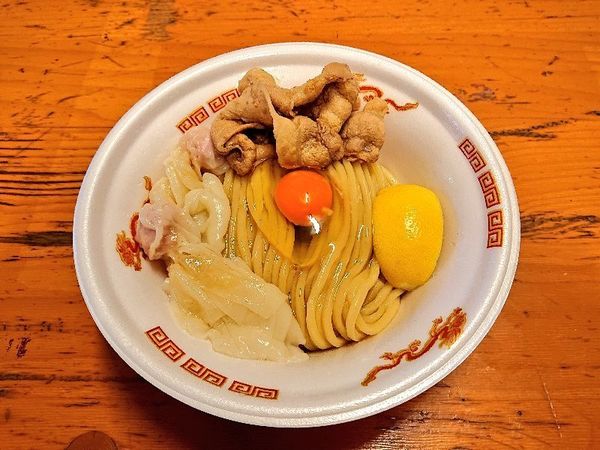 「TKM（たまごかけめん）＋トッピング肉増し」@大つけ麺博 美味しいラーメン集まりすぎ祭の写真
