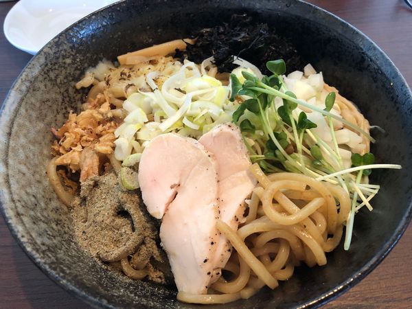 「油そば800円」@旬菜麺屋 雅流の写真