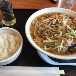 サンマーメン＋ライス