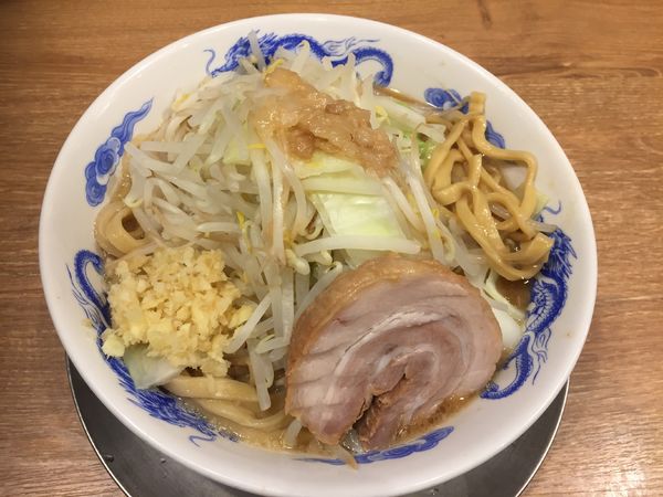「ラーメン並(全増し)¥680」@ジャンクガレッジ 大宮駅前店の写真