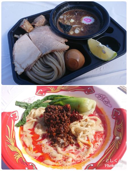 「③中華蕎麦とみ田 ④ちばから」@真ラーメン祭り 絆の写真