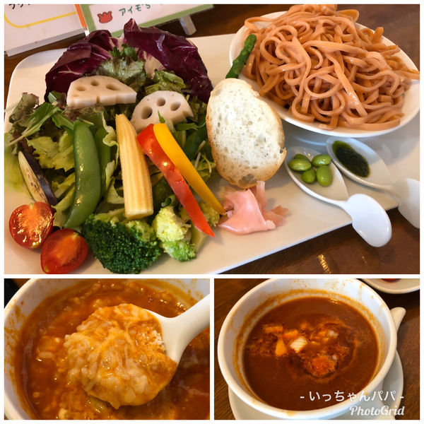 「つけ麺 女子 850円 〆リゾット150円」@ふかや女子流 アイモの写真