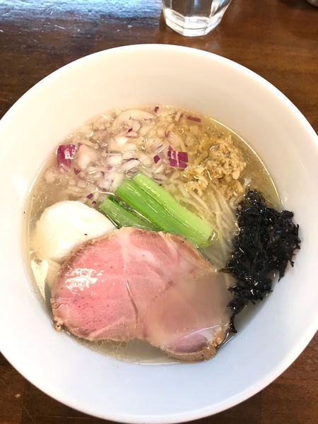 「貝節潮そば@820円」@CLAM＆BONITO貝節麺RAIKの写真