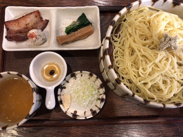 「塩つけそば」@焙煎汐蕎麦処 金字塔の写真